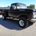 1961 FORD F100 4x4  CUSTOM CAB 292 V8  4 SPEED  RUNS GREAT   YARD DRIVES!!