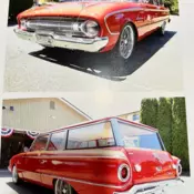 1961 Ford Falcon 2-Door Wagon - 427 Stroker Engine - Red & White