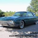 1961 Ford Thunderbird  54,273 Miles Teal Blue Coupe 390 V8 Automatic