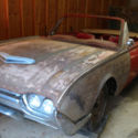 1961 Ford Thunderbird Convertible Project - Red/Red - Complete Car - NO RESERVE