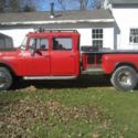 1961 International C-120 4X4 Travelette Crewcab Stepside 8.5&#039; Box Diesel