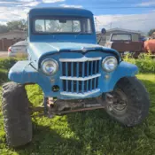 1961 Jeep CJ2A Pickup Blue