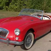 1961 MG Roadster 21851 Miles Red Convertible 1.6L Inline Four 4 Speed