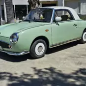 1961 Nissan Figaro Convertible Green