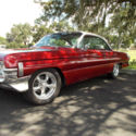 1961 oldsmobile bubble top 2 dr ht  red 394 cu good condition