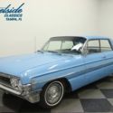 1961 Oldsmobile Dynamic 88 Holiday Sedan 63404 Miles Gulf Blue Hardtop 394 V8 3