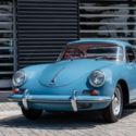 1961 Porsche 356  8916 Miles Aetna Blue   Manual