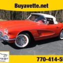 1961 Roman Red Corvette Buyavette inc Atlanta