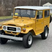 1961 Toyota Land Cruiser FJ40  yellow  134,743 Miles