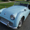 1961 TR3A ROADSTER - FULLY RESTORED IN STRIKING SKY BLUE COLOR - FEW FINER !