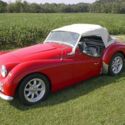 1961 TRIUMPH TR3 ROADSTER RED WITH BLACK INTERIOR