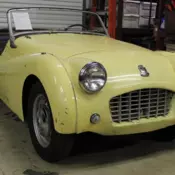 1961 Triumph TR3A, Numbers Matching, Originally Powder Blue with Blue Leather