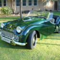 1961 Triumph TR3A Roadster British Racing Green over Biscuit! Recently restored!