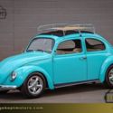 1961 Volkswagen Beetle  Light Blue Coupe 1600cc I4 212 Miles