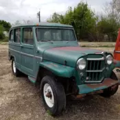 1961 Willys-Overland Rural Wagon Green Overland