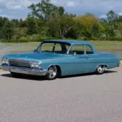 1962 Chevrolet Bel Air  Custom Built with Air Ride Turquoise