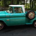 1962 Chevrolet c 10 pickup  turquoise green