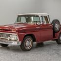 1962 Chevrolet C10 Patina 71585 Miles Red w/ White Top Pickup Truck 283ci 3-Spd
