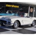 1962 Chevrolet Corvette Convertible - White over Red, Proper 327, 4 Speed!