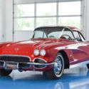 1962 Chevrolet Corvette, Red on Red, 340hp, 4 Speed, Auxiliary Hard Top!
