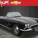 1962 Chevrolet Corvette ROADSTER 70894 Miles Black Coupe  4-Speed Manual