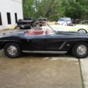 1962 CHEVROLET CORVETTE TUXEDO BLACK RED 327/300 4 SPEED TRUE BARN FIND 47K MILE