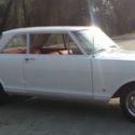 1962 CHEVROLET II NOVA TWO DOOR SEDAN 25434 Miles White Automatic