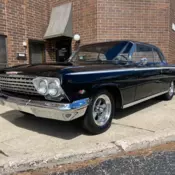 1962 CHEVROLET IMPALA 350 4spd coupe 1961 bel air Biscayne black