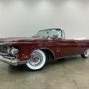 1962 Chrysler Imperial Crown  55304 Miles Burgundy Convertible  Automatic