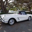 1962 Corvette Ermine White with Red interior.