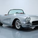 1962 Corvette Resto-Mod (Silver&Red Leather) w/ LS3, Art Morrison, Paddles &more