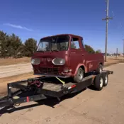 1962 Ford Econoline Pickup Red