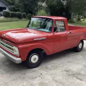 1962 Ford F100 Red