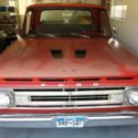 1962 Ford F100 Short Bed Unibody Styleside Custom Cab Pickup.