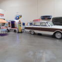 1962 Ford Falcon Squire Station Wagon with Teardrop Trailer
