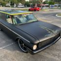 1962 FORD STATION WAGON RESTOMOD  383 STROKER V8 MAT BLACK HOT ROD 954 937 8271