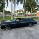 1962 FORD STATION WAGON RESTOMOD  383 STROKER V8 MAT BLACK HOT ROD NO RESERVE
