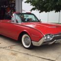 1962 Ford Thunderbird Convertible Roadster Rangoon Red/White Top GORGEOUS CAR!!!