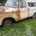 1962 ford unibody shortbed patina coyote rat rod y block rough project iowa