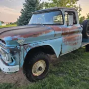 1962 GMC 4X4 LONGBED STEPSIDE FACTORY 4X4 SOLID PROJECT GM K10 CHEVROLET PATINA