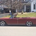 1962 Lincoln convertible