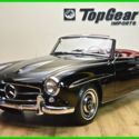 1962 Mercedes Benz 190SL Roadster  Black with Red Leather Hardtop & Solex Carbs!