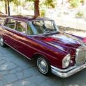 1962 Mercedes-Benz 220 SE  41014 Miles Burgundy 4 Door Sedan 6 CYL FUEL INJECTIO
