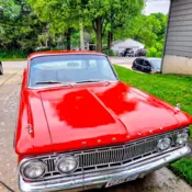 1962 Mercury Comet Custom 4 dr Sedan. Canada