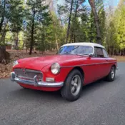 1962 MG MGB Convertible Red