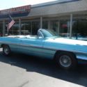 1962 Pontiac Bonneville Convertible factory Aquamarine 389 automatic