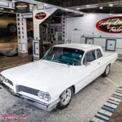 1962 Pontiac Catalina Pearl White 389 V8 FiTech Fuel Injection TH400 PS PB
