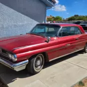 1962 Pontiac Grand Prix 389 4spd time capsule, parked around 1980