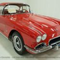 1962 Roman Red Corvette Convertible, Two Tops, 327-300HP, 4 Speed