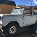 1962 Scout 80 International Harvester parts or restoration